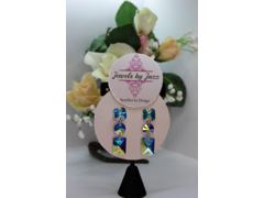 Stacked Crystal Drop Earrings
